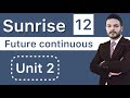Sunrise 12 / Unit 2 /Future continuous /2024