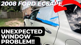 The Unexpected Window Problem: Fixing the 2008 ford escape
