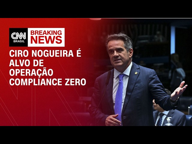 PF deflagra nova fase da operação Compliance Zero; Ciro Nogueira é alvo | CNN NOVO DIA