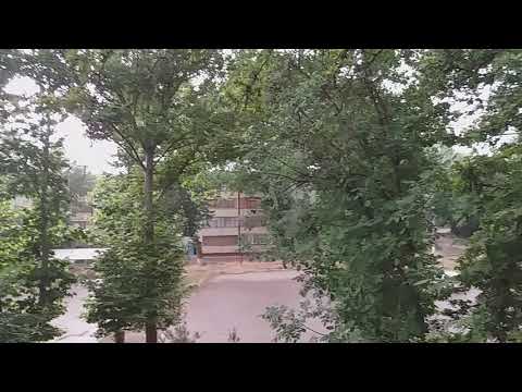 Ураган с ливнем. Чирчик. Июнь 2018 (1)