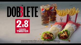 KFC VUELVE EL DOBLETE DE KFC EL DOBLETE 10s anuncio