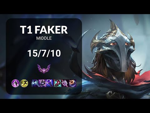 ⚡ Faker's DOMINANT Viktor Mid vs Sylas! 15/7/10 KDA - KR Master Patch 15.1