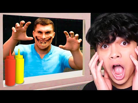 Working the NIGHT SHIFT at a SCARY Shawarma Kiosk in Roblox..