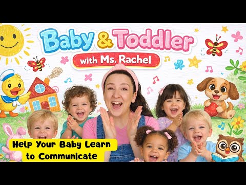 Baby & Toddler Learning Time with Ms. Rachel | Nursery Rhymes, Clapping & Fun Animals!