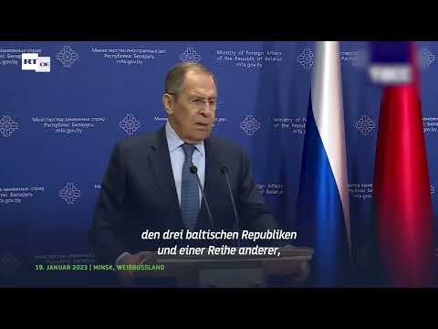 "Das ist traurig" – Lawrow über Verlust der Souveränität Europas