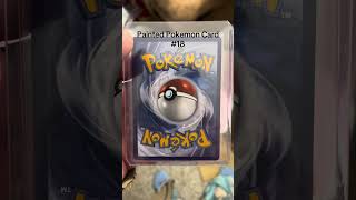 Painted Pokemon Card #18!! #custompokemon #pokemon #painting #pokemoncommunity #foryou #pokemoncards