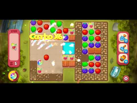 Gardenscapes 2709 Hard Level-No Boosters