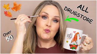 FALL DRUGSTORE Makeup Tutorial | QUICK & EASY- Over 50🍂