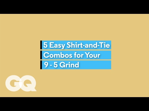 5 Easy Shirt-and-Tie Combos for Your 9–5 Grind