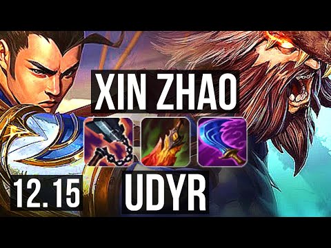 XIN vs UDYR (JNG) | 9/1/6, Godlike, 300+ games | EUW Diamond | 12.15