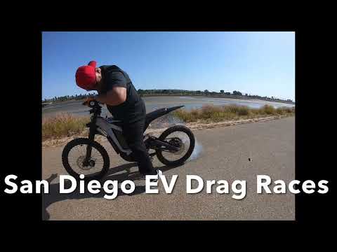 San Diego Sur Ron EV drag races.