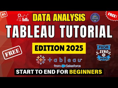 Tableau Tutorial | Tableau Complete Tutorial For Beginners | Edition 2025 | End to End |Zero to Hero