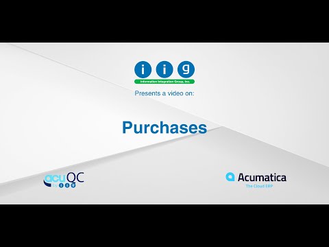 AcuQC in Purchases