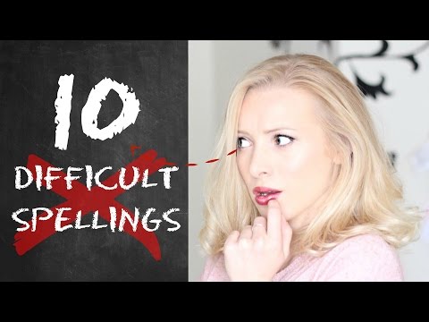 Can YOU spell these 10 difficult words? | Commonly Misspelt Words