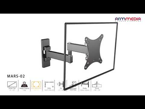 Миниатюра изображения товара Кронштейн для телевизора ARM Media Mars-2 (черный)