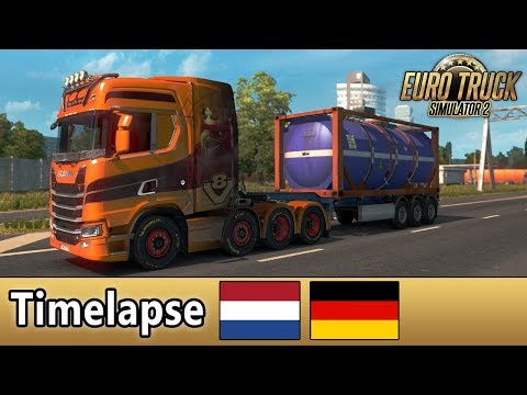 ETS2 Timelapse Rotterdam (NL) to Flensburg (D) - ETS2 ProMods