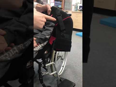 How to put on the Ottobock shoulder brace