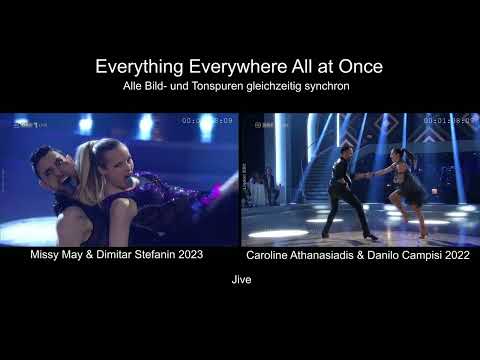 Dancing Stars 2023 Missy May Dimitar Stefanin Caroline Athanasiadis Danilo Campisi Vergleich Jive