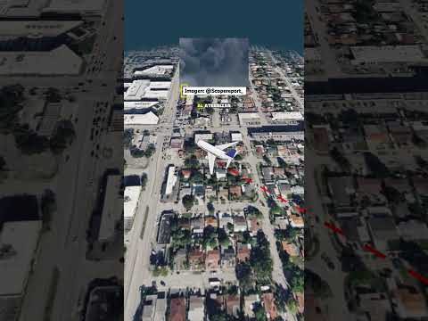 ¡Un avión de Amazon se estrelló al aterrizar en Miami y terminó fuera de la pista envuelto en humo!