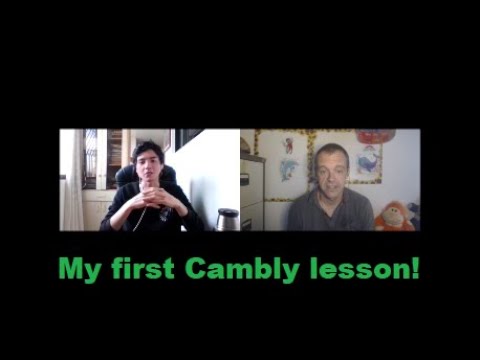 My first Cambly lesson! Advanced English - Teaching English as a second language