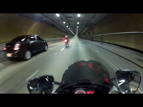 IBRAH - ESTILO MOTO GP EU E O RUDNY NO TUNEL !