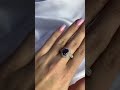 Серебряное кольцо с александритом 4.907ct