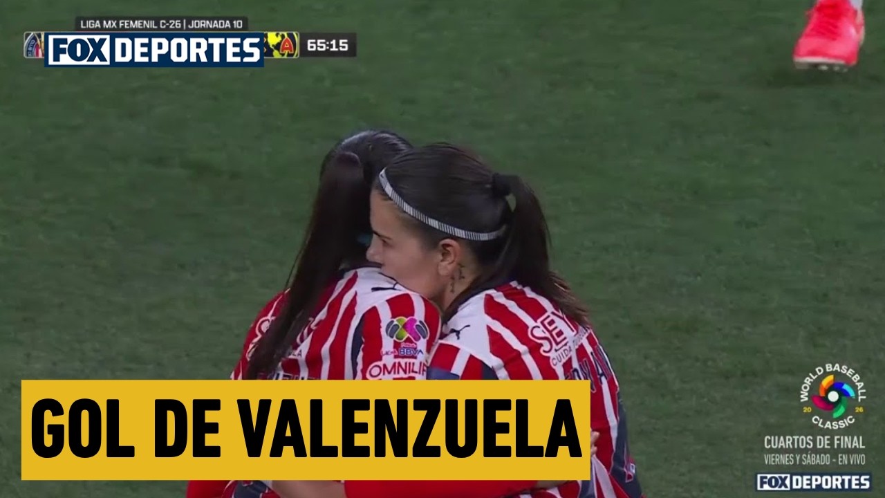 🥳 GOL DE VALENZUELA | Chivas 1-2 América | Jornada 10 | Liga MX Femenil 2026