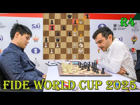 Awonder Liang (2701) vs Gabriel Sargissian (2616) || World Cup 2025 - R4 - G1