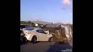 crazy highway car accident | Tricky Trucks