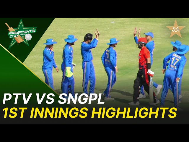 1st Innings Highlights | PTV vs SNGPL | President’s Cup Grade I 2025-26 | PCB | M2V1S