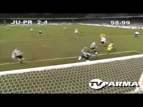 Serie A 1998-1999, day 20 Juventus - Parma 2-4 (Tacchinardi, 3 Crespo, Chiesa, Fonseca)