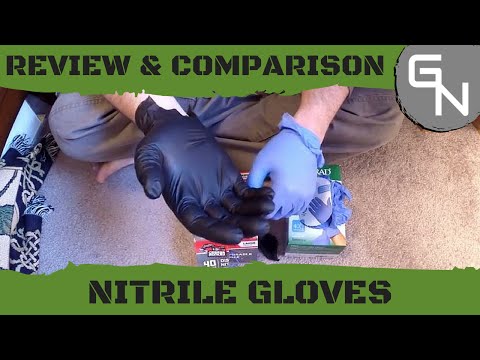 Nitrile Gloves Comparison and Pull Test