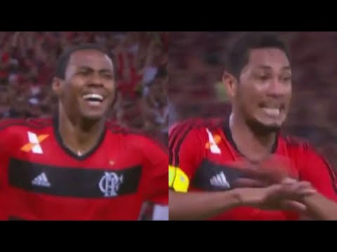 Elias e Hernane vs Atlético Paranaense (Copa do Brasil, 2013) - Motor e brocador do Mengão campeão!