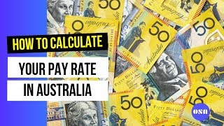 How to calculate minimum wage (pay rate)  in Australia correctly | Fairwork Australia