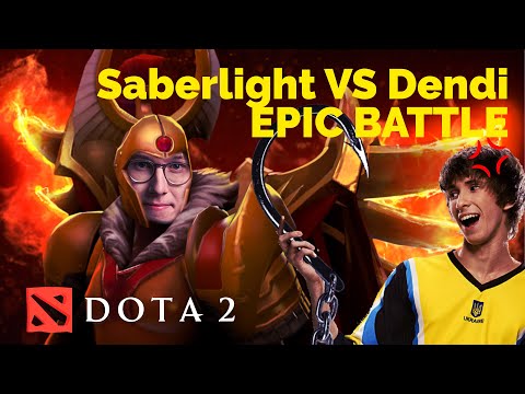 SABERLIGHT Legion commander OFFLANE VS DENDI pudge 7.31b