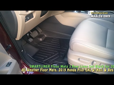 Review: SMARTLINER Floor Mats 3 Row Liner Set Black for 2019 Honda Pilot EXL