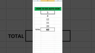 Autosum in excel | Sum formula excel sheet | How to use AUTOSUM formula in Excel