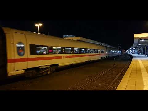 Ausfahrt ICE-T Passau in Nürnberg Hbf auf Gleis 7