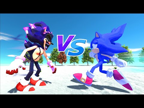 SONIC EXE VS SONIC - Animal Revolt Battle Simulator