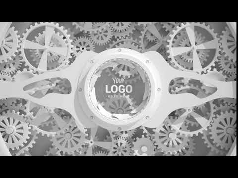 3d Animation of Clockwork Gears Logo Animation Video Code 812 el1