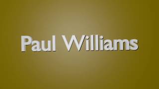 "You Raise Me Up" by Paul Williams