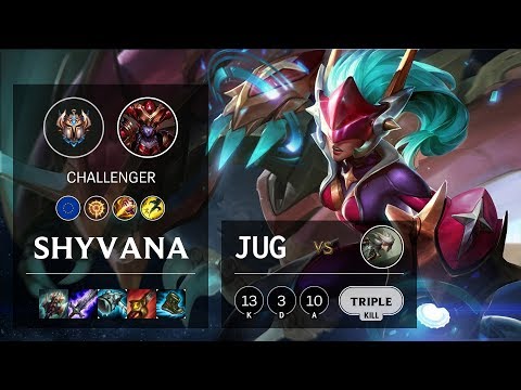 Shyvana Jungle vs Camille - EUW Challenger Patch 10.3