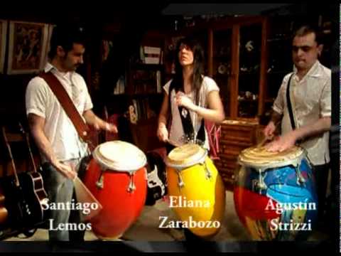 Candombe en 12/8 - Trio de Tambores