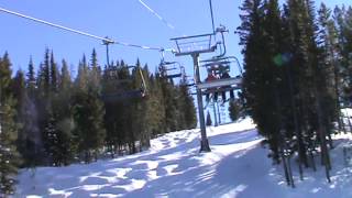 preview picture of video 'Vail Avanti Express lift (11-28-13) afternoon'