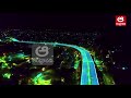 కనకదుర్గ ఫ్లైఓవర్ సర్వం సిద్ధం | Kanakadurga Flyover Drone Night View Visuals  | Andravani