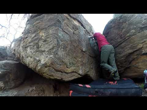 New bouldering lines at Rocky Gully, Adelaide