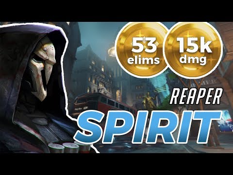 Overwatch - SPIRIT'S REAPER INSANE GAME WITH 53 ELIMS [SEASON 13]