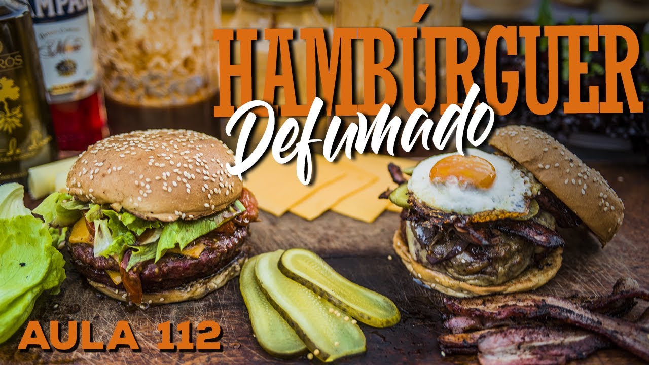 Aula 112 - Hambúrguer Defumado (Como Defumar Hambúrguer no Pit) / Cansei de Ser Chef