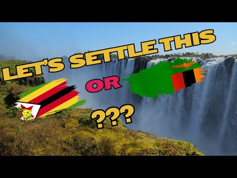 Victoria Falls - Zambia or Zimbabwe? #africa #zambia #zimbabwe