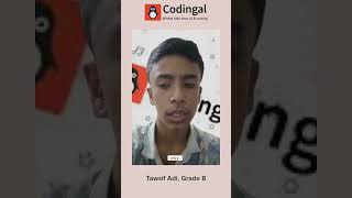 At Codingal, students learn coding in a way that helps them grow both on screen and beyond it